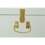 Matteus vintage Koffert set - Ljusgr / Mssing + Textilskydd fr mbler