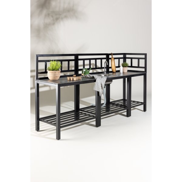 Utekk komplett svart - Alicante