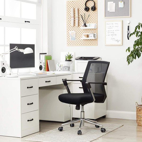 Chaise de bureau Hobart - Noir Chaise de bureau Hobart - Noir