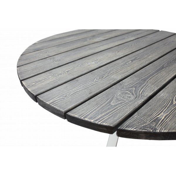 Scottsdale eettafel 112 cm - Shabby Chic Grijs/Wit