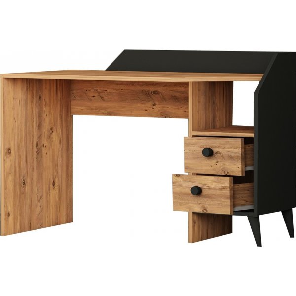Seren bureau 120 x 55 cm - Grenen/zwart