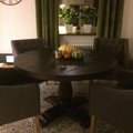 Lamier runt matbord i Accacia - 120/170cm i diameter. Rekommenderar helt klart. Tom snyggare än väntat-nu i mitt kök!! Skitnöjd ! Lamier runt matbord i Accacia - 120/170cm i diameter