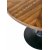 Towson matbord 100 cm - Valnt/svart + Mbeltassar