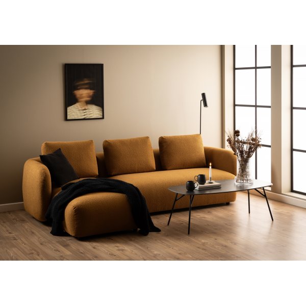 Table basse Caracas 120 x 60 cm - noir