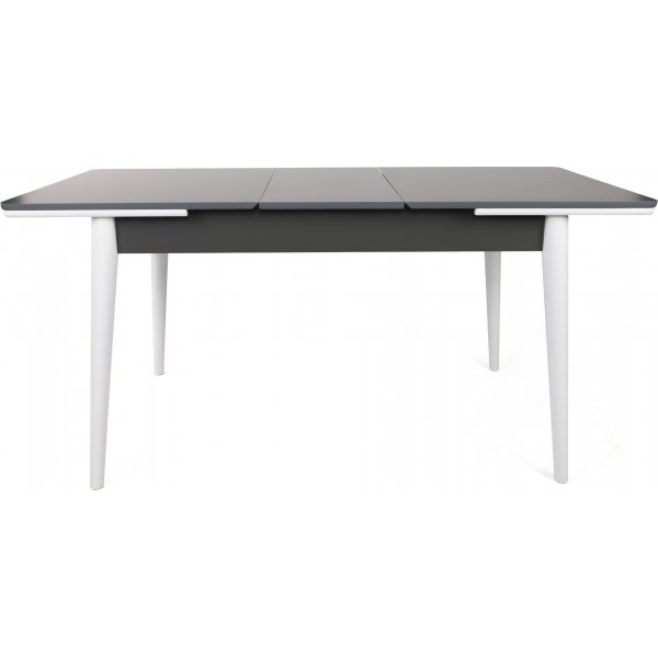 Table à manger Sigma 130-166 x 80 cm - Anthracite/blanc Table à manger Sigma 130-166 x 80 cm - Anthracite/blanc