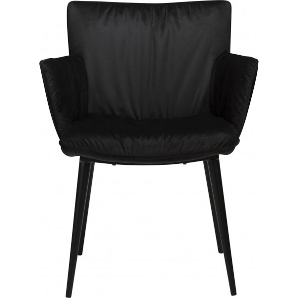 Fauteuil Join - Velours noir Fauteuil Join - Velours noir