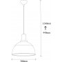Dodo plafondlamp 2341 - Zwart/vintage