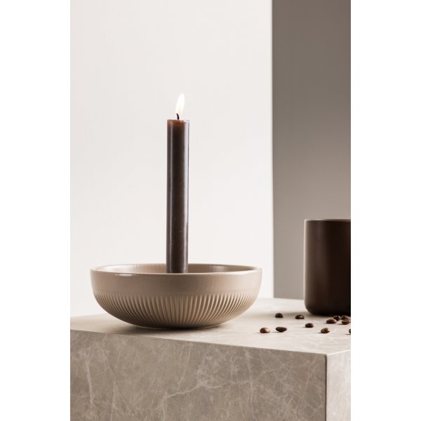 Posh ljusstake 18 x 6 cm - Beige Posh ljusstake 18 x 6 cm - Beige