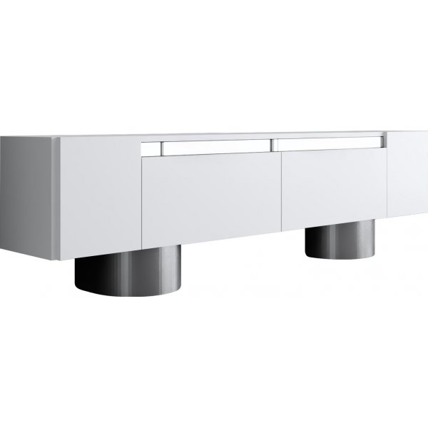 Bohem mediabnk - Vit/silver
