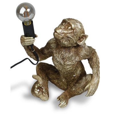 Monkey Bordslampa H23 - Guld