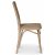Chaise Indiana en bois courb avec assise en rotin - Whitewash