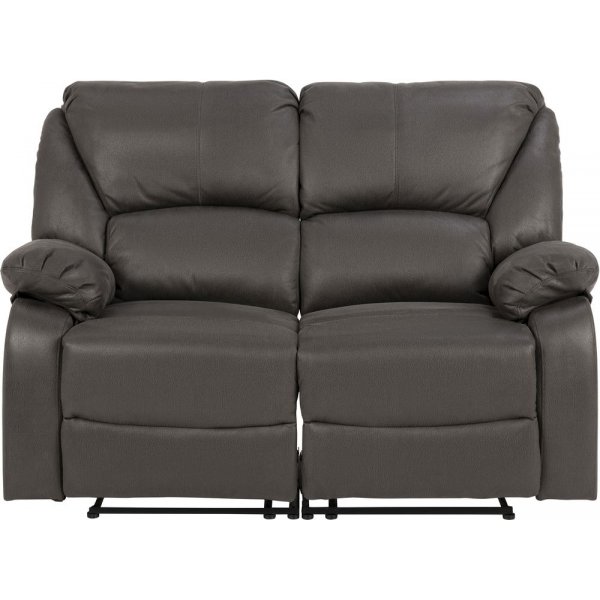 Helsinki Manuell 2-sits reclinersoffa - Grå Helsinki Manuell 2-sits reclinersoffa - Grå