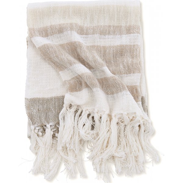 Bondi pld 130x170 cm - Beige/brun/vit