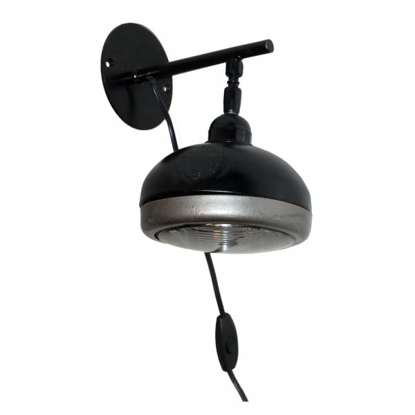Moss vgglampa - Svart