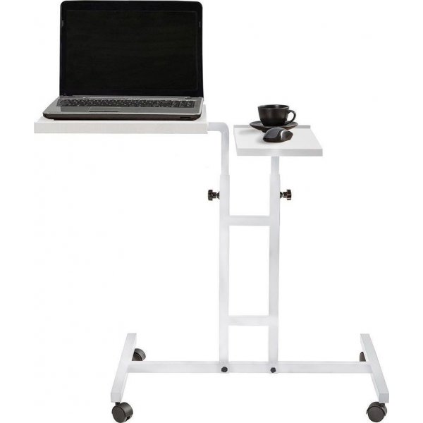 Glen laptopbord 67x45,5 cm - Vit (på hjul) Glen laptopbord 67x45,5 cm - Vit (på hjul)