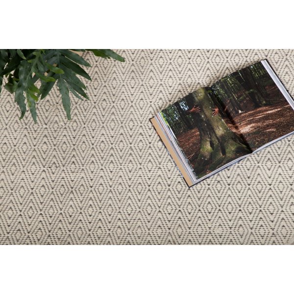 Penelope wollen vloerkleed - Beige wol Penelope wollen vloerkleed - Beige wol