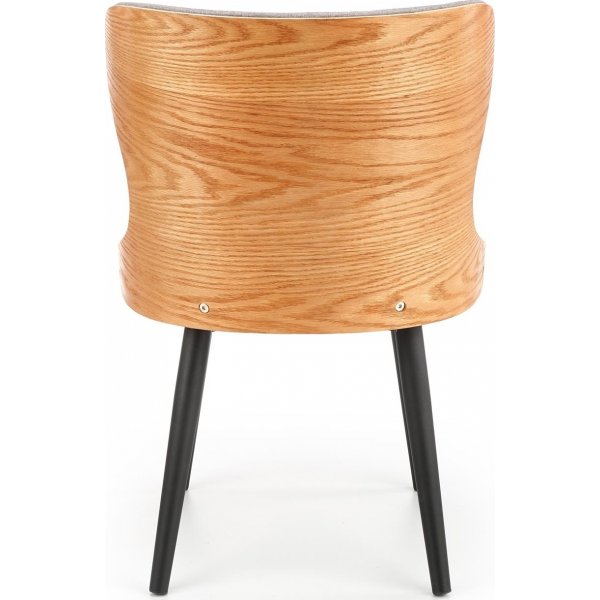 Chaise de salle  manger Cadeira 452 - Gris/bois