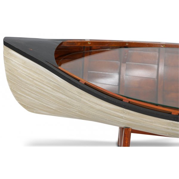 Table basse ancien marin bateau 135 x 43 cm - Décor marin + Pieds de meubles Table basse ancien marin bateau 135 x 43 cm - Décor marin + Pieds de meubles