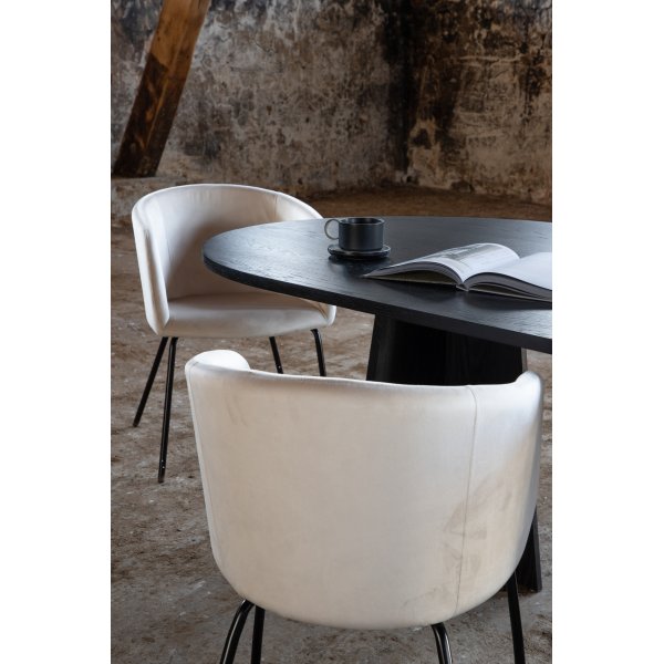 Table à manger Bootcut 230 x 115 cm - Noir Table à manger Bootcut 230 x 115 cm - Noir