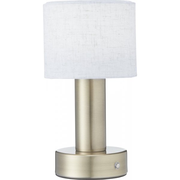 Tiara oplaadbare tafellamp - Antiek messing - 24 cm Tiara oplaadbare tafellamp - Antiek messing - 24 cm