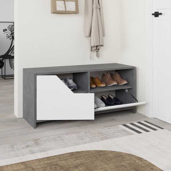 Banc d\\\'entrée Nexus - Gris/blanc Banc d\\\'entrée Nexus - Gris/blanc