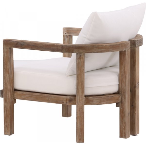Fauteuil Erica - Marron/Blanc Fauteuil Erica - Marron/Blanc
