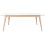 Copenhagen Matbord - Vit/natur - 195/285x90