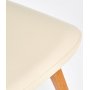 Moira matstol - Beige (Lder)