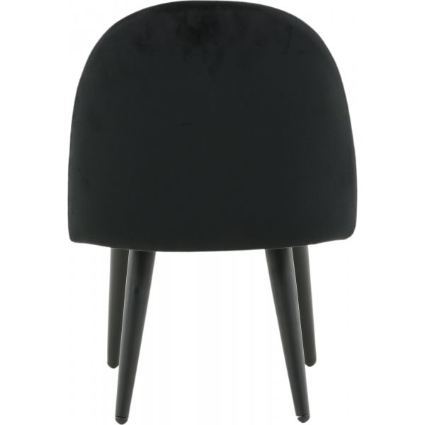 Chaise de salle à manger Alice XXS - Velours noir Chaise de salle à manger Alice XXS - Velours noir