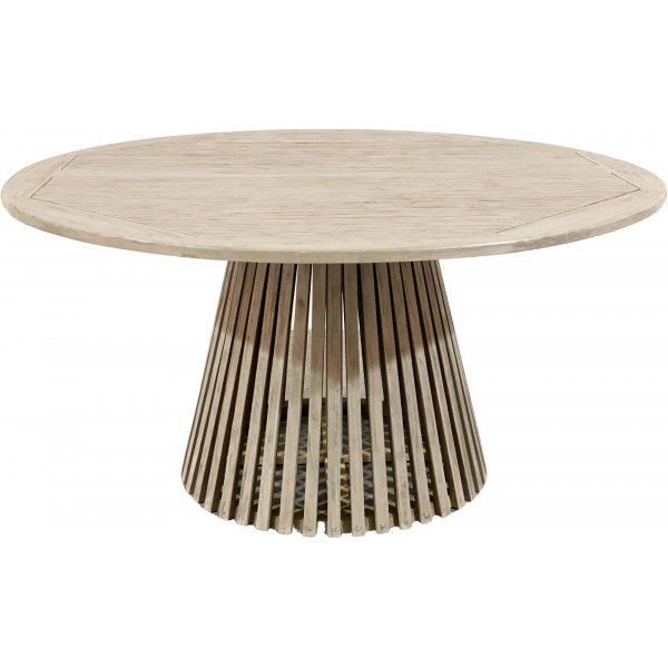 Salt runt konformat matbord D150 cm - Gr teak
