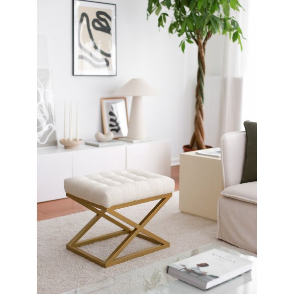 Pouf Altin - Crème Pouf Altin - Crème