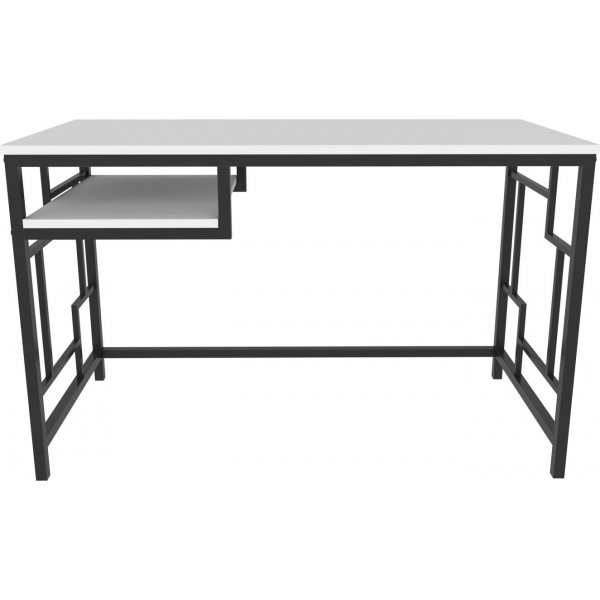 Bureau Kennesaw 120 x 60 cm - Noir/blanc