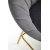 Tabouret de bar Pelican 112 - Gris/dor