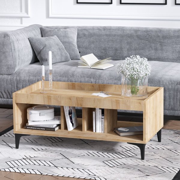 Table basse Luke 100 x 50 cm - Chêne Table basse Luke 100 x 50 cm - Chêne