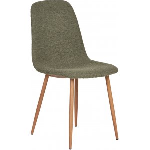 Chaise de salle  manger Stockholm - Boucl vert fonc