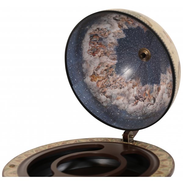 Michelangelo barglob modell 9 �50 cm - M�rkbrun/vit