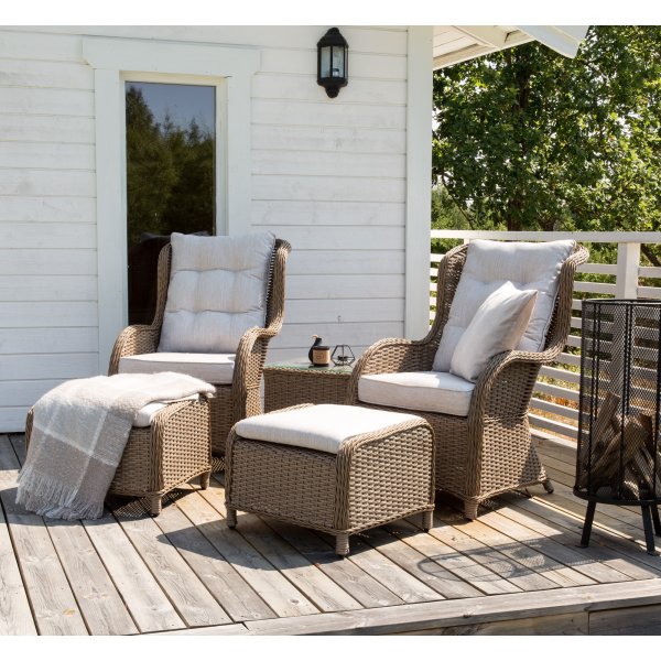 Vikelund loungegrupp - Rotting/sand Vikelund loungegrupp - Rotting/sand