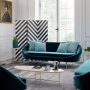 Matilda 3-sits soffa - Petroleumbl