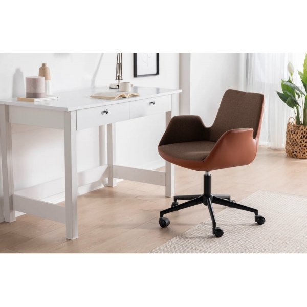 Dora kontorsstol - Brun/caramel Dora kontorsstol - Brun/caramel