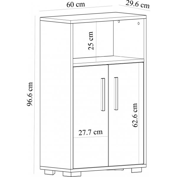 Armoire Moon - Blanc Armoire Moon - Blanc