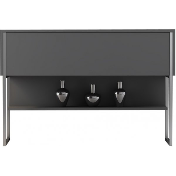 Lux avlastningsbord 120 x 30 cm - Antracit/silver Lux avlastningsbord 120 x 30 cm - Antracit/silver