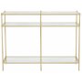 Tiffany Inca Avlastningsbord 107 x 38 cm - Mssing + Flckborttagare fr mbler