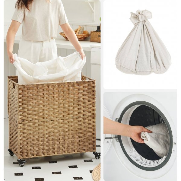 Panier  linge Aleksandra - Rotin