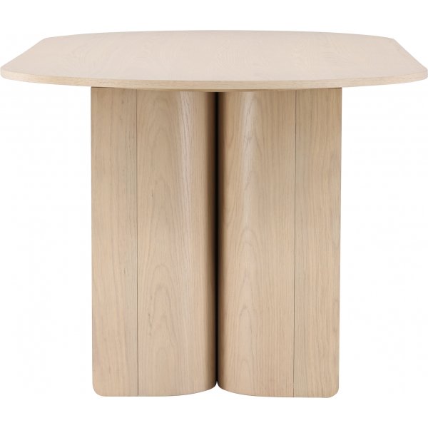 Table à manger Tyresö 220 x 100 cm - Blanchi Table à manger Tyresö 220 x 100 cm - Blanchi