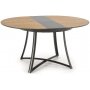 Colton runt frlngningbart matbord 118-148 cm - Ek/svart