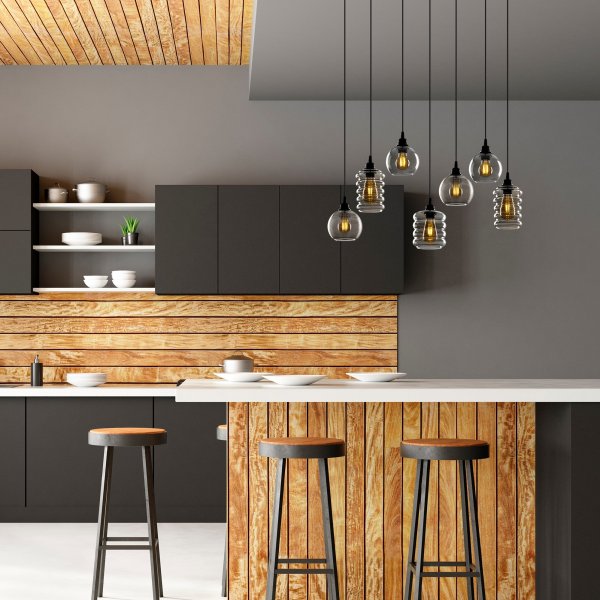 Plafonnier Smoke 71 - Noir