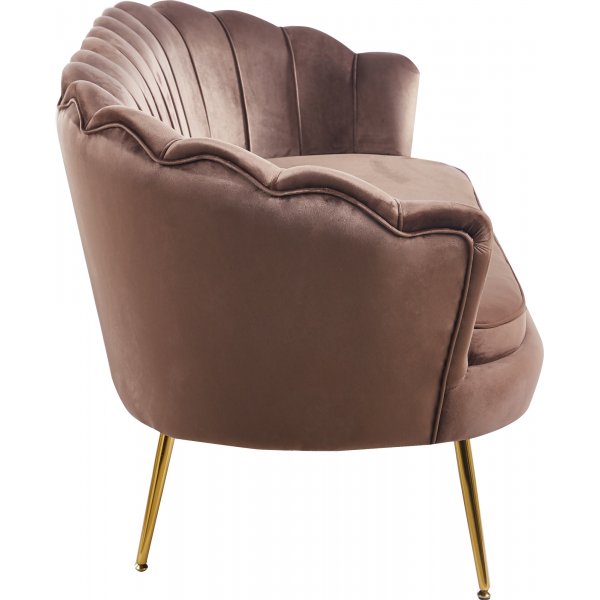 Fluwelen bank Kingsley 3-zitsbank - 180 cm + Vlekverwijderaar voor meubels Fluwelen bank Kingsley 3-zitsbank - 180 cm + Vlekverwijderaar voor meubels