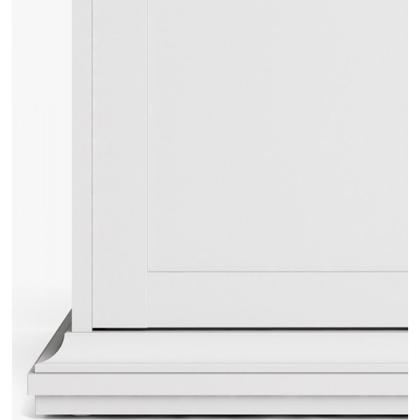 Armoire Paris avec 4 portes et 2 tiroirs - Blanc Armoire Paris avec 4 portes et 2 tiroirs - Blanc