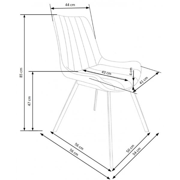 Stol Myron - Grå vintage + Textilrengöring för möbler Stol Myron - Grå vintage + Textilrengöring för möbler