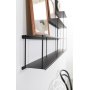 Elliot hylla plt B120 cm - Svart